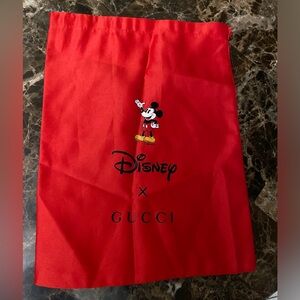 Small Disney Gucci red dust bag